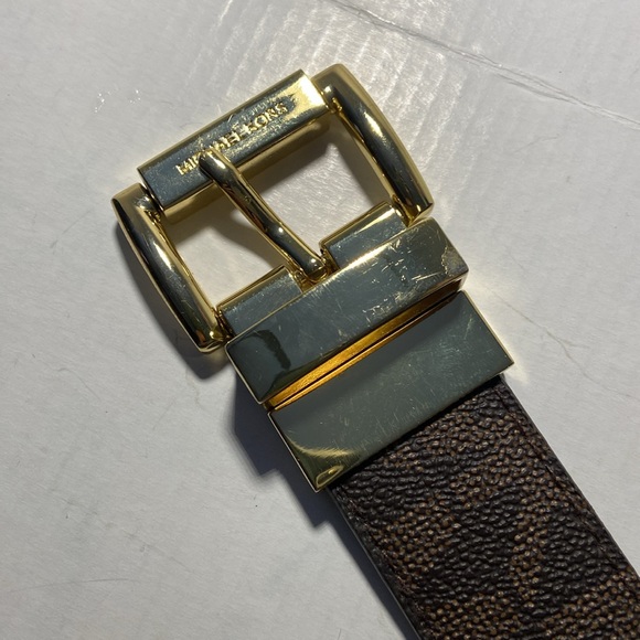 Michael Kors Signature Reversible Belt Sz38 - Picture 3 of 7